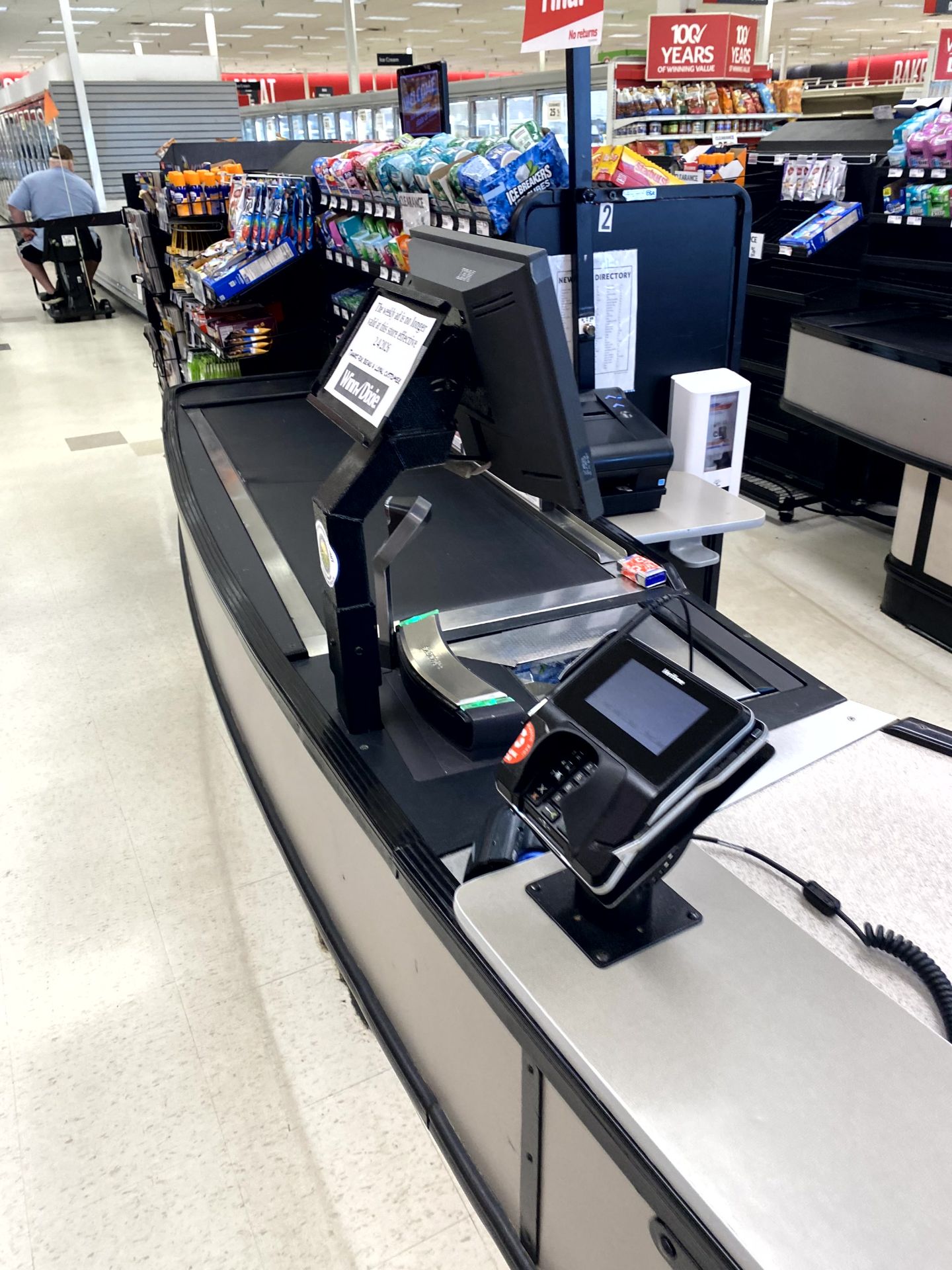 UNMARKED SINGLE BELT CHECKLANE (POS NOT INCLUDED) - Image 2 of 3