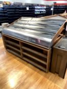 6FT WOOD PRODUCE SLANT TABLES