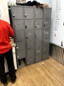 24 DOOR METAL EMPLOYEE LOCKERS