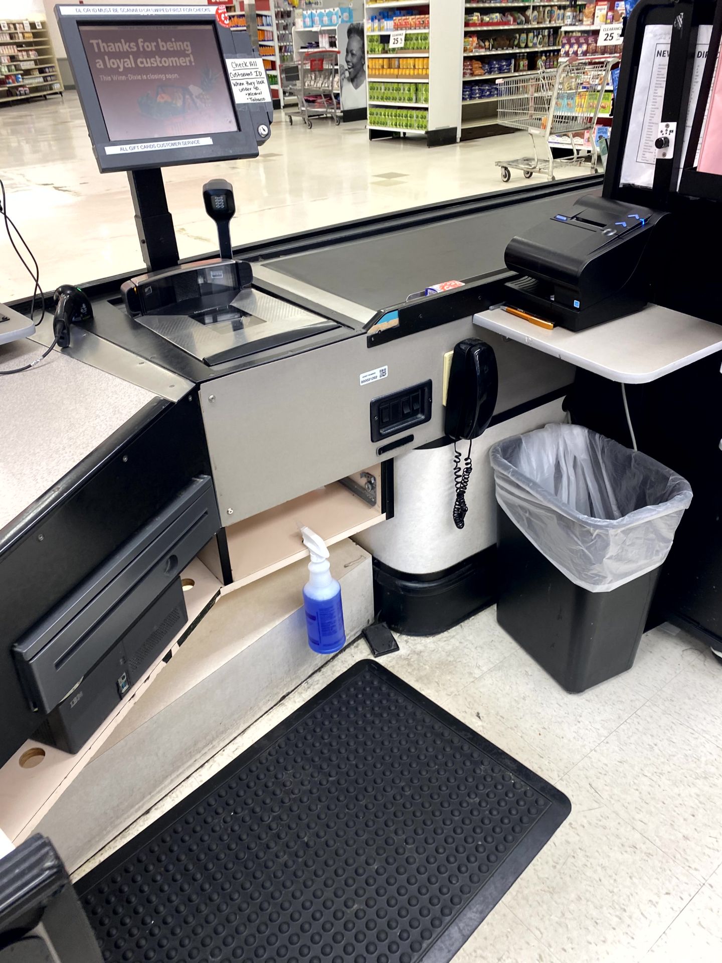 UNMARKED SINGLE BELT CHECKLANE (POS NOT INCLUDED) - Image 3 of 3