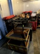 GROUP OF ASSORTED MERCHANDISERS IN WALK IN