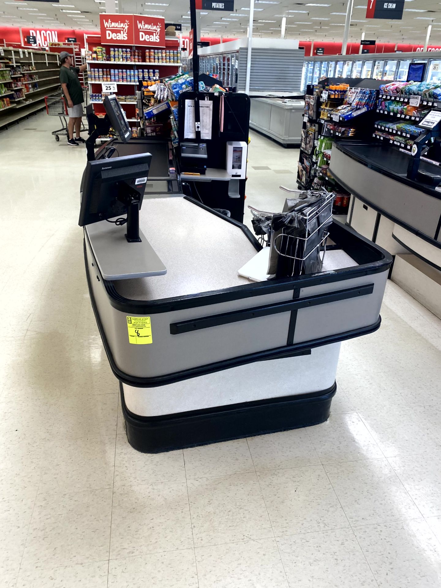 UNMARKED SINGLE BELT CHECKLANE (POS NOT INCLUDED)