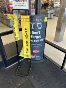 SIGN FRAME AND UMBRELLA BAG STAND