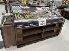 6FT ADJUSTABLE SLANT PRODUCE MERCHANDISING TABLES