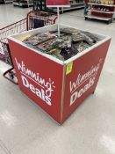 36IN X 36IN PORTABLE BIN MERCHANDISER