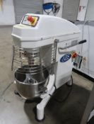 ABS 20 qt mixer, w/ bowl, guard, & paddle