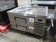 True refrigerated equipment stand w/ drawers