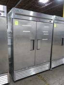 True 2-door stainless refrigerator