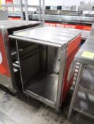 stainess demo cart