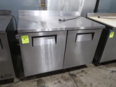 True 2-door work top refrigerator