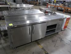 Amtekco refrigerated prep table