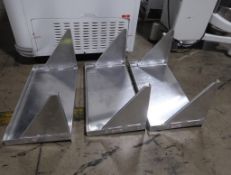 aluminum wall shelves