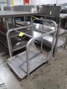 aluminum sheet pan cart