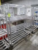 aluminum cooler rack, on casters