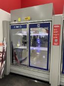 2007 KYSOR WARREN SELF CONTAINED TWO DOOR LOW TEMP CASE