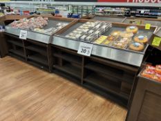6FT ADJUSTABLE SLANT PRODUCE MERCHANDISING TABLES