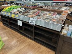 6FT ADJUSTABLE SLANT PRODUCE MERCHANDISING TABLES