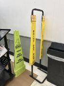 UMBRELLA BAG STAND AND WET FLOOR CONES
