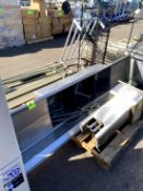 THREE COMPARTMENT STAINLESS STEEL SINK