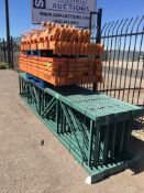 TEN SECTIONS OF PALLET RACKING