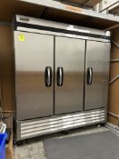MASTER-BILT FUSION SERIES 3 DOOR STAINLESS FREEZER