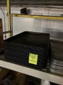 18IN X 26IN BLACK PLASTIC TRAYS