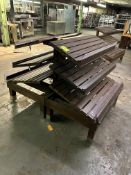 4FT SLANT SHELF WOODEN BAKERY MERCHANDISERS