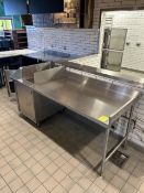 ZIG-ZAGGED STAINLESS STEEL SINK AND WORKSTATION