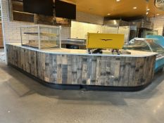 ANGLED MILLWORK SERVICE COUNTER