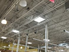 ALL TRACK LIGHTING ON PRODUCE SIDE OF STORE