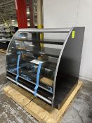 NEW STRUCTURAL CONCEPTS 4FT CURVED GLASS GLYCOL SERVICE CASE
