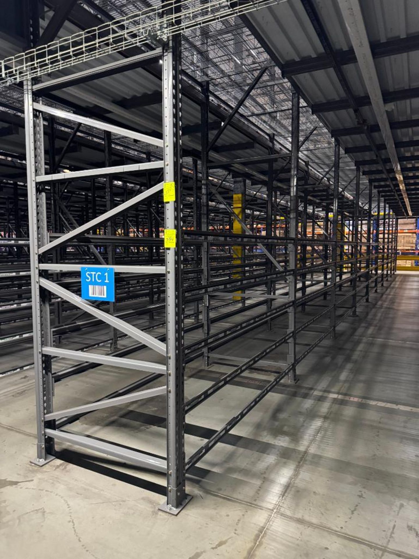 10) sections of pallet racking