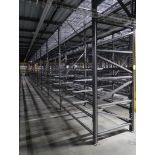 12) sections of pallet racking