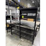 steel frame work benches w/ stainless work surface