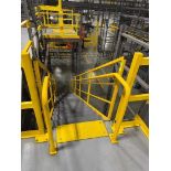 steel stairway w/ hand rails