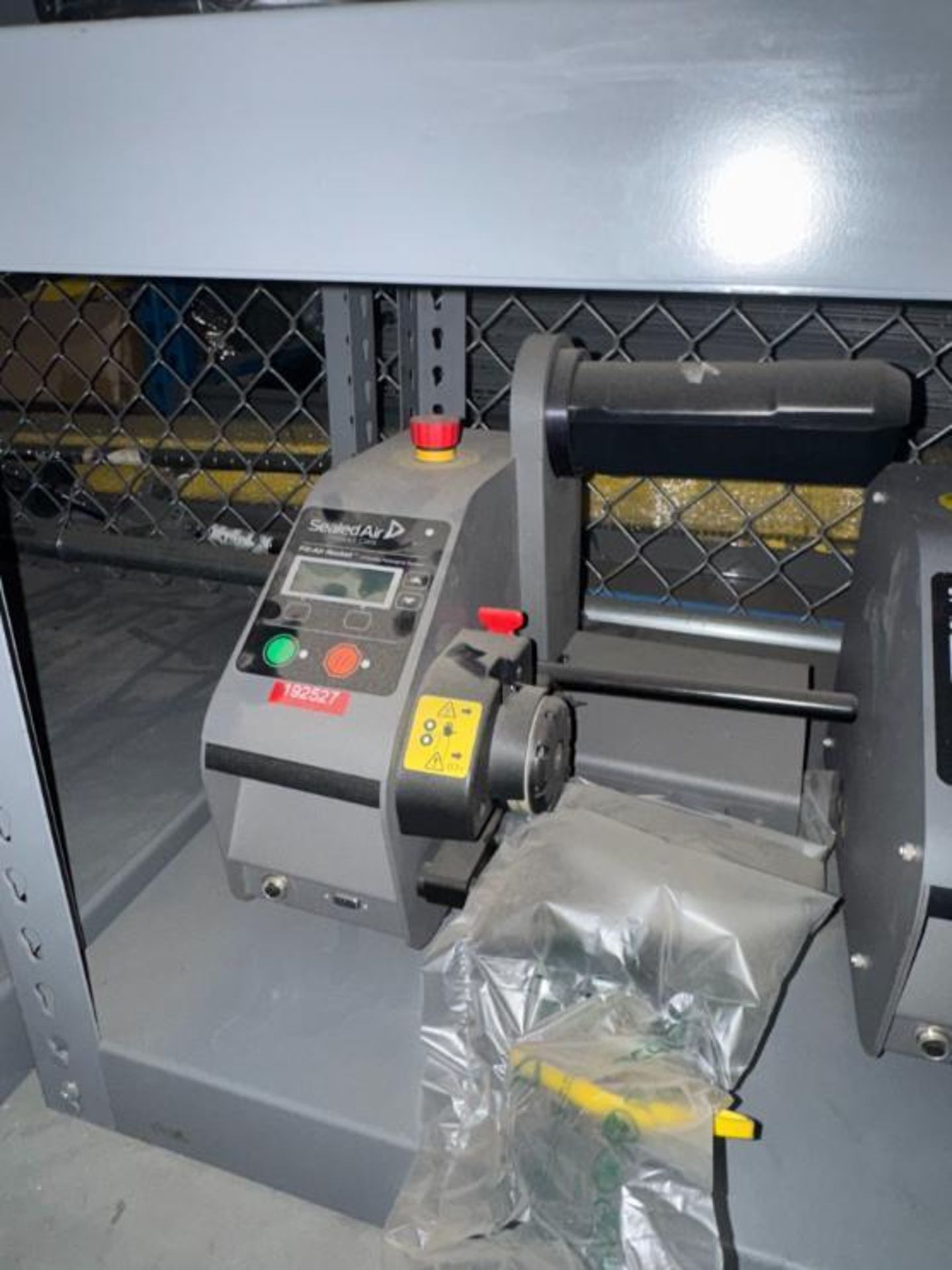 contents of shelf- Sealed Air Fill-Air rockets, etc