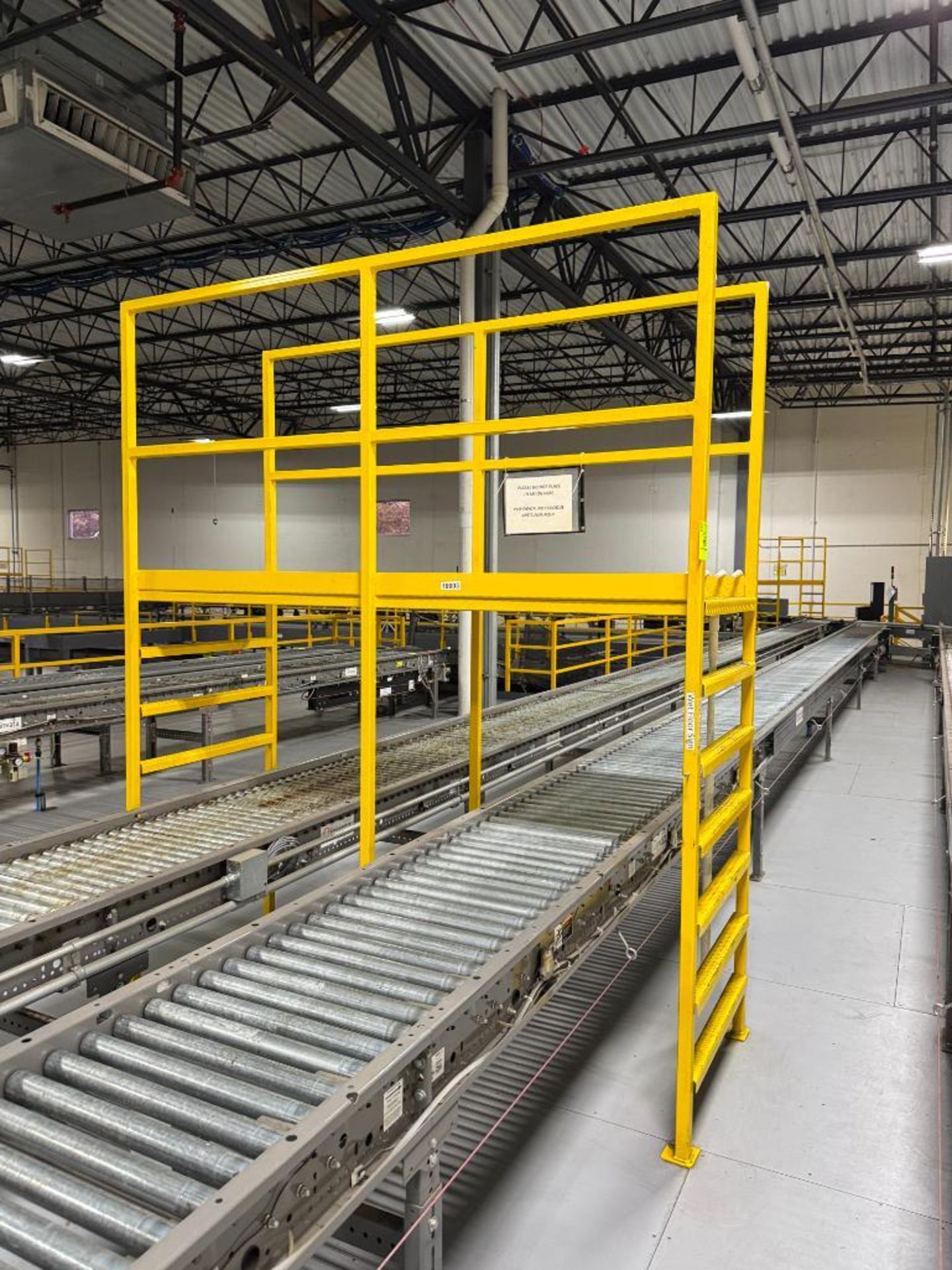conveyor crossover, over 2) conveyors