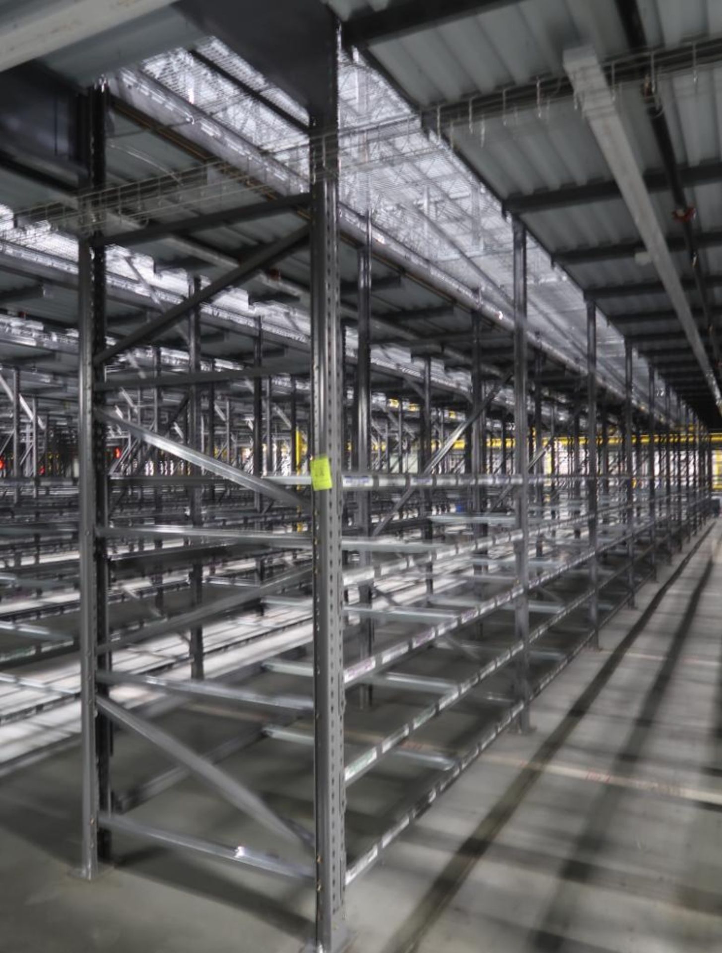 12) sections of pallet racking