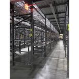 12) sections of pallet racking