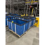 soft bins, on casters,