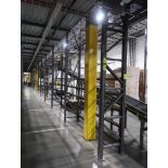 12) sections of pallet racking