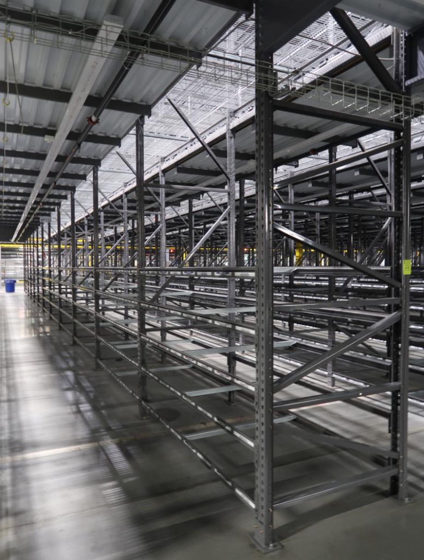 12) sections of pallet racking
