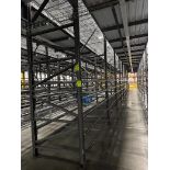 10) sections of pallet racking