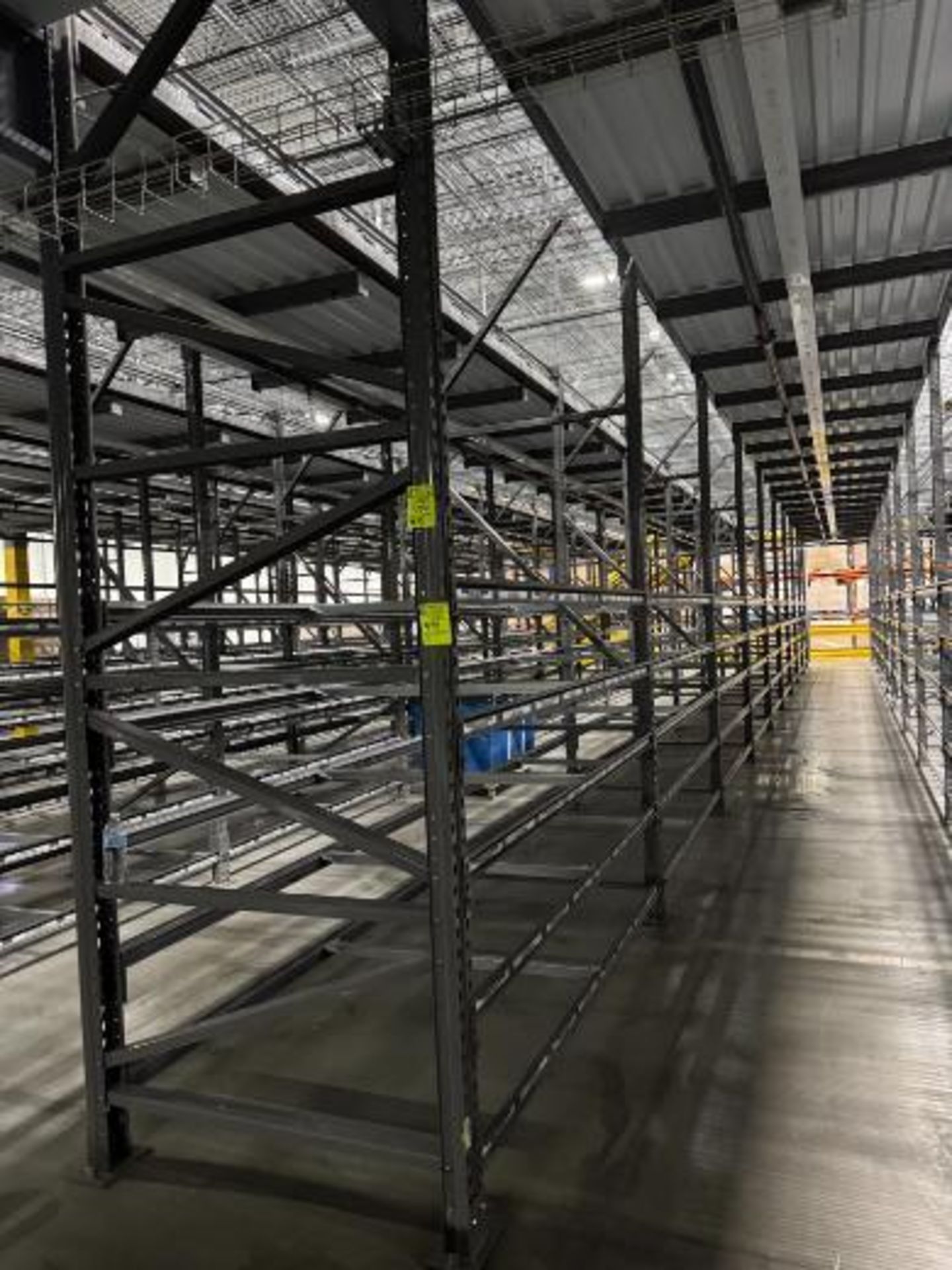 10) sections of pallet racking