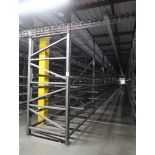 12) sections of pallet racking