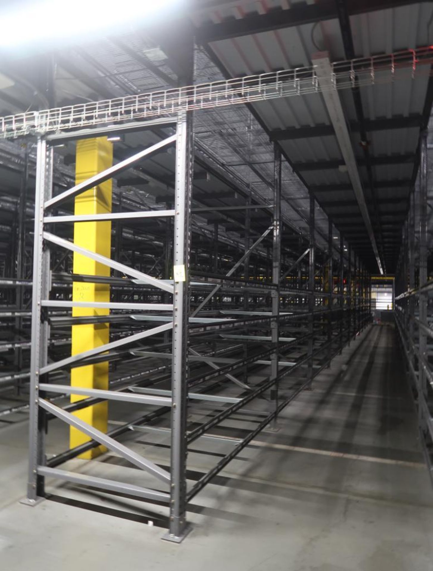 12) sections of pallet racking