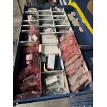contents of 9) drawers- conveyor parts, idler rollers, belts,
