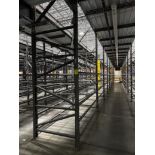 10) sections of pallet racking