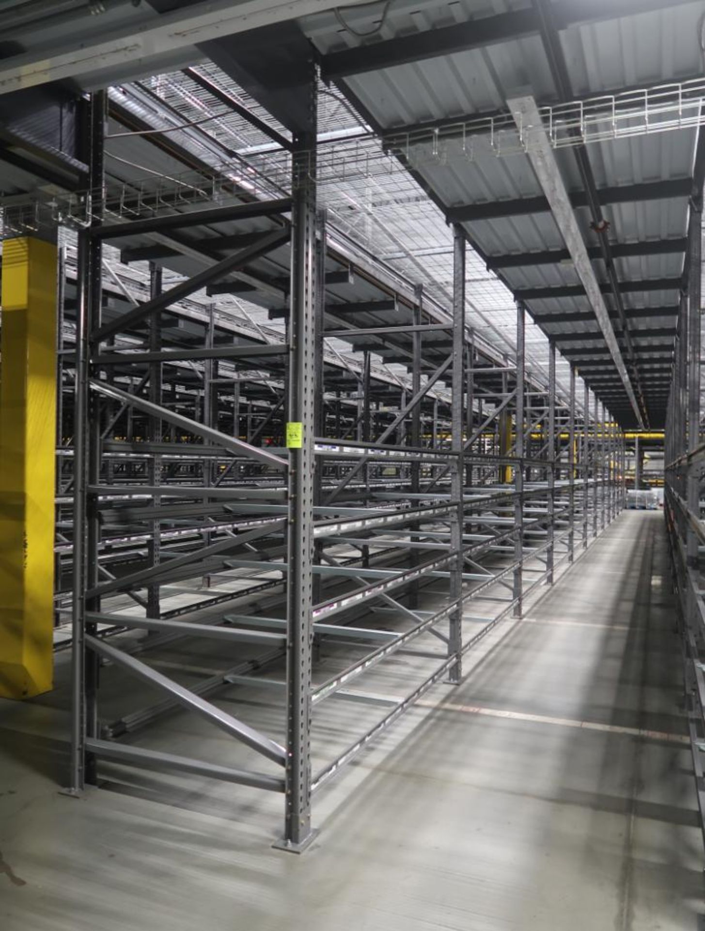 12) sections of pallet racking