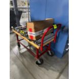 heavy duty cart w/ conveyor idler & drive rollers